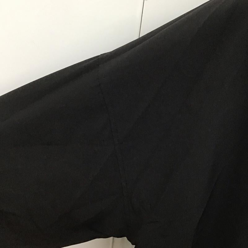 アンリラクシング unrelaxing シャツ、ブラウス 半袖 半袖シャツ カラーシャツ カジュアルシャツ 無地 黒 / ブラック /  メンズ USED 古着 中古 10107187