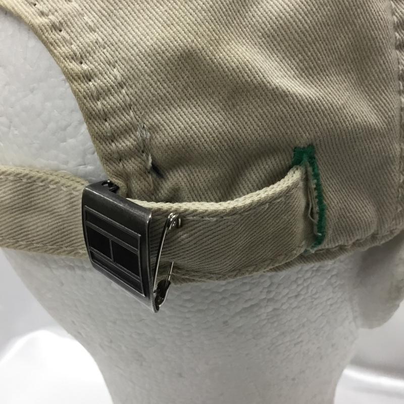 トミーヒルフィガー TOMMY HILFIGER 帽子 キャップ コットン C887869616 ワンポイント ベージュ / ベージュ /  メンズ USED 古着 中古 10120008