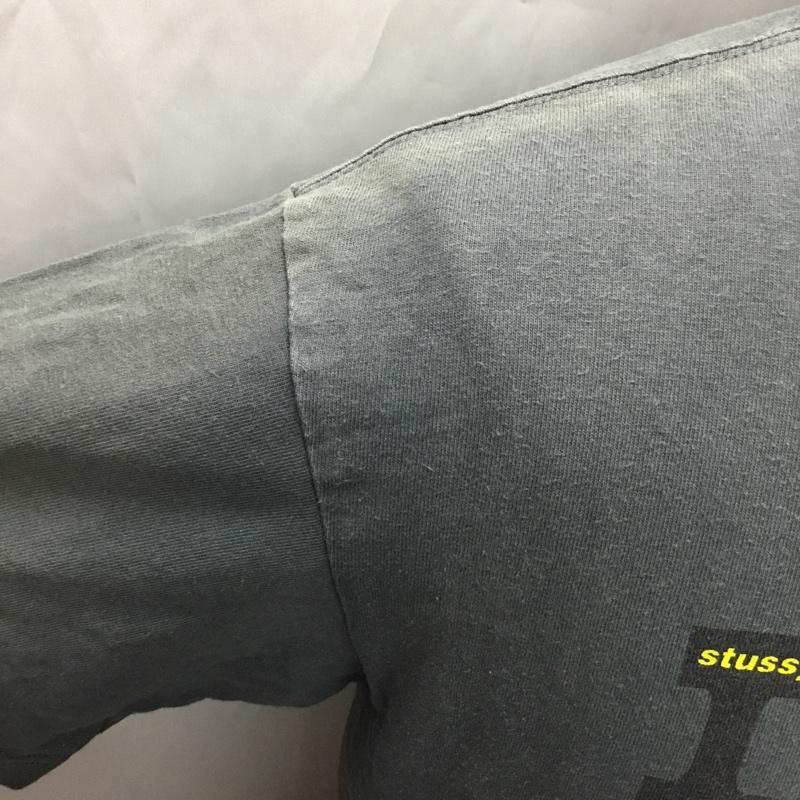 ステューシー STUSSY Tシャツ 半袖 M プリント 灰 / グレー /  メンズ USED 古着 中古 10108774