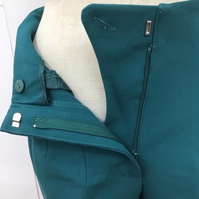 ザラ ZARA パンツ スラックス ハイウエスト カラーパンツ XS 無地 緑 / グリーン /  レディース USED 古着 中古 10112592
