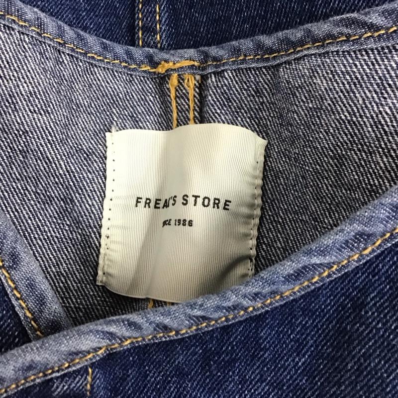 フリークスストア FREAK S STORE ベスト ベスト デニムベスト ノースリーブカットソー 前開ベスト FREE 無地 インディゴ / インディゴ /  レディース USED 古着 中古 10106617