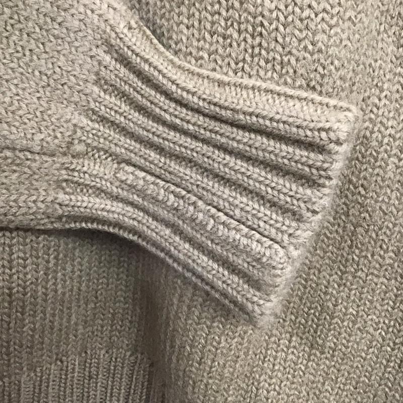 ポロバイラルフローレン Polo by RALPH LAUREN ニット、セーター 長袖 長袖ニットカットソー クルーネック セーター LL ロゴ、文字 ベージュ / ベージュ /  メンズ USED 古着 中古 10143161