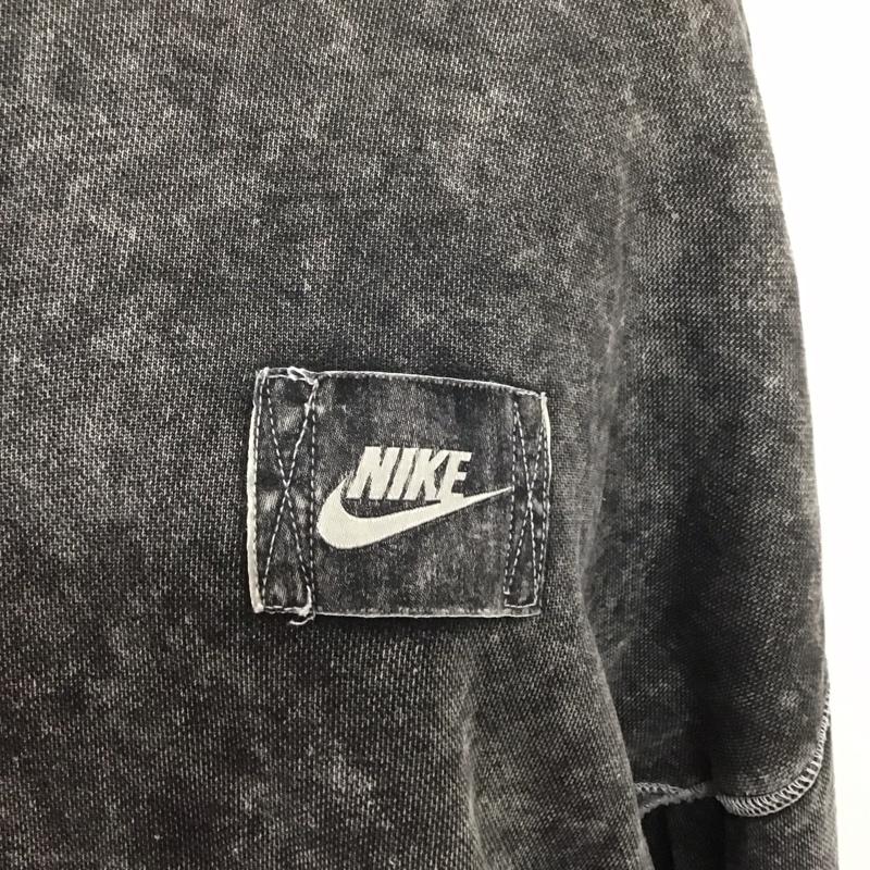 ナイキ NIKE トレーナー 長袖 長袖 XL ロゴ、文字 黒 / ブラック /  レディース USED 古着 中古 10124580