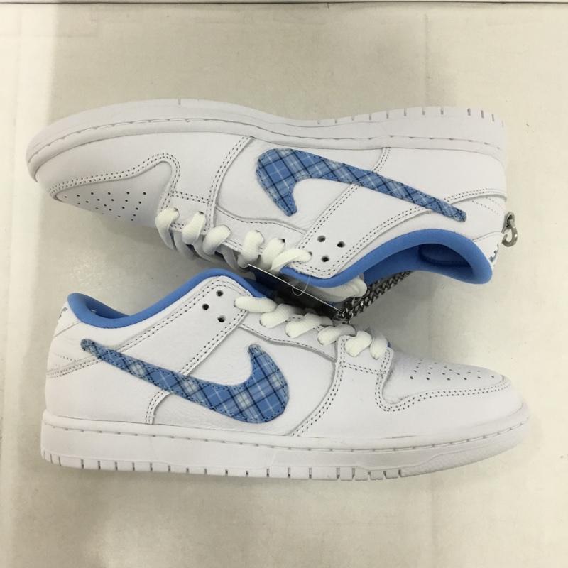 ナイキ NIKE スニーカー スニーカー FZ8802 100 SB DUNK LOW PRO NICOLE HAUSE 26.5cm 箱有 26.5cm ロゴ、文字 白 / ホワイト / X 水色 / ライトブルー /  メンズ USED 古着 中古 10145591