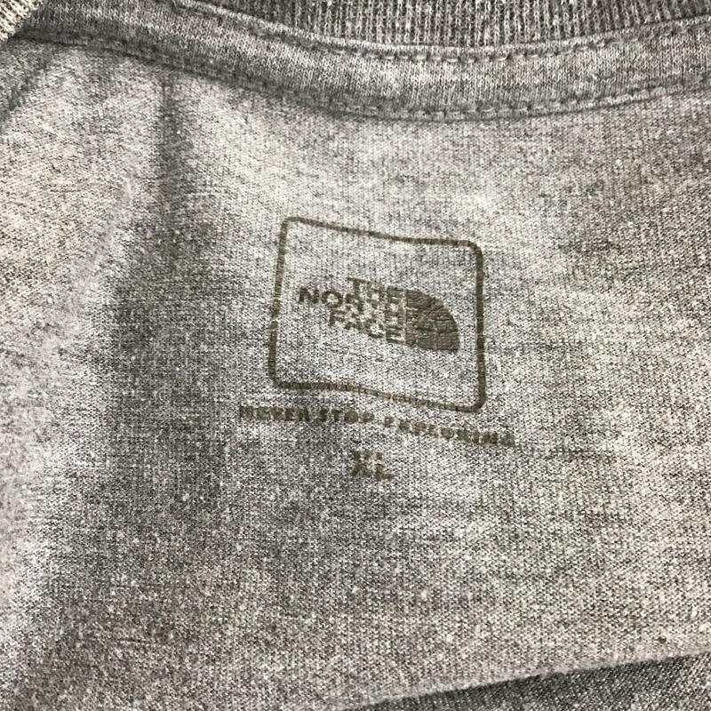 ザノースフェイス THE NORTH FACE Tシャツ 半袖 NT31893 トレッキング半袖Tシャツ プリントTシャツ XL プリント 灰 / グレー /  メンズ USED 古着 中古 10117463