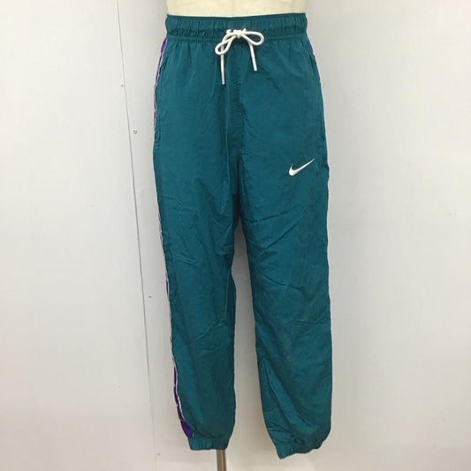ナイキ NIKE パンツ ワークパンツ、ペインターパンツ cv9180-381 ワイドパンツ ジャージ ナイロンパンツ M ロゴ、文字 青 / ブルー /  メンズ USED 古着 中古 10119962