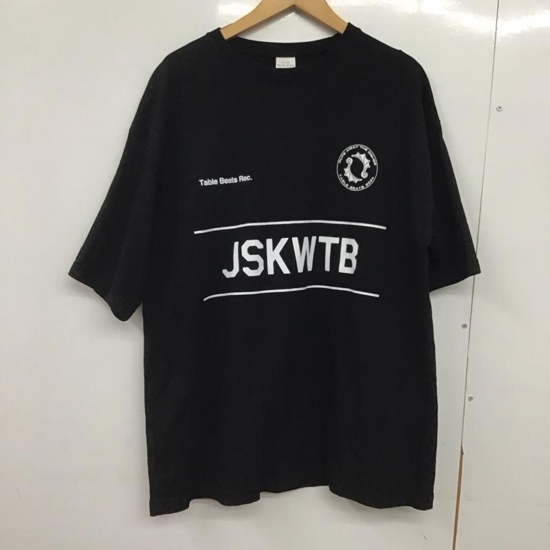 ユナイテッドアスレ United Athle Tシャツ 半袖 半袖カットソー プリントTシャツ クルーネックカットソー L ロゴ、文字 黒 / ブラック /  メンズ USED 古着 中古 10146661