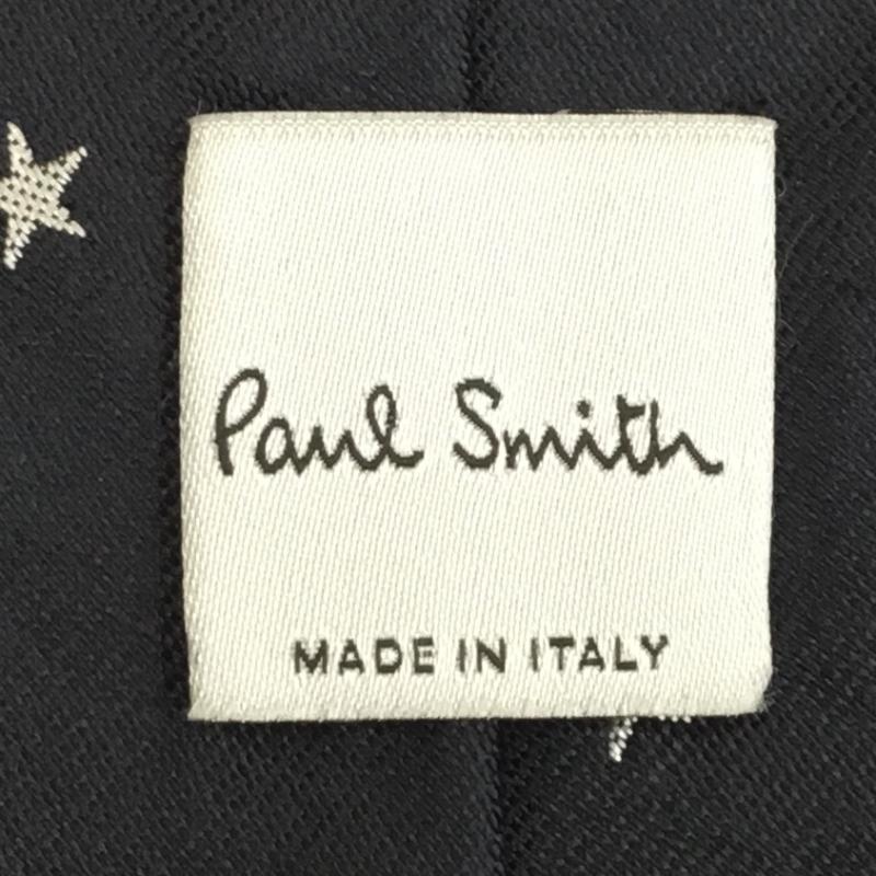 ポールスミス Paul Smith ネクタイ ネクタイ 星 黒 / ブラック / X 銀 / シルバー /  メンズ USED 古着 中古 10143912