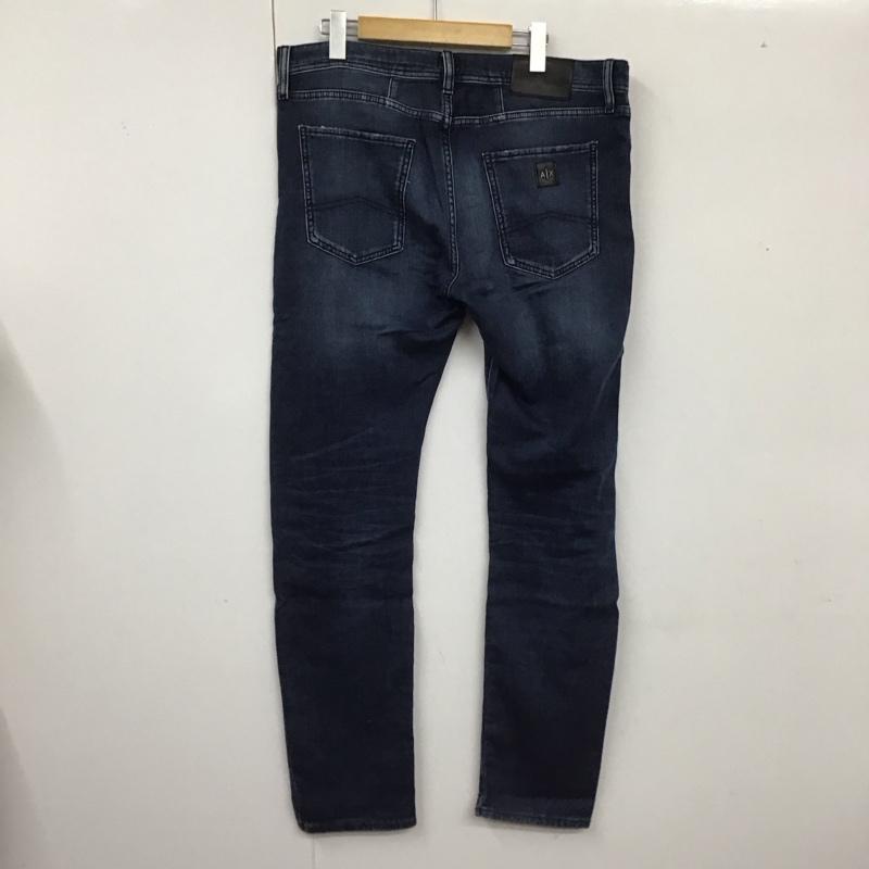 アルマーニエクスチェンジ ARMANI EXCHANGE パンツ デニム、ジーンズ 3LZJ13 Z7P6Z SLIM ストレッチ 34 ロゴ、文字 インディゴ / インディゴ /  メンズ USED 古着 中古 10120207
