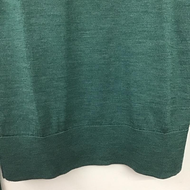 ブルックスブラザーズ BROOKS BROTHERS ニット、セーター 長袖 タートルネック ウール M 無地 緑 / グリーン /  レディース USED 古着 中古 10146381