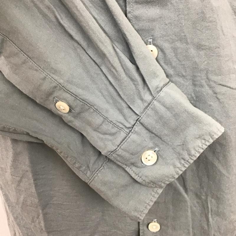 アーバンリサーチドアーズ URBAN RESEARCH DOORS シャツ、ブラウス 長袖 DR14-13Y405 ライトオックスバンドカラーシャツ 40 無地 水色 / ライトブルー /  メンズ USED 古着 中古 10118324