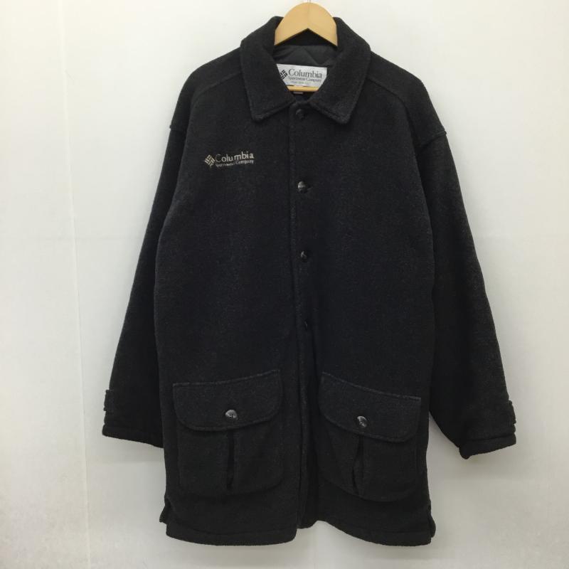 コロンビア Columbia ジャケット、上着 ジャケット、ブレザー フリースジャケット　PU6210 M ロゴ、文字 黒 / ブラック /  メンズ USED 古着 中古 10141052