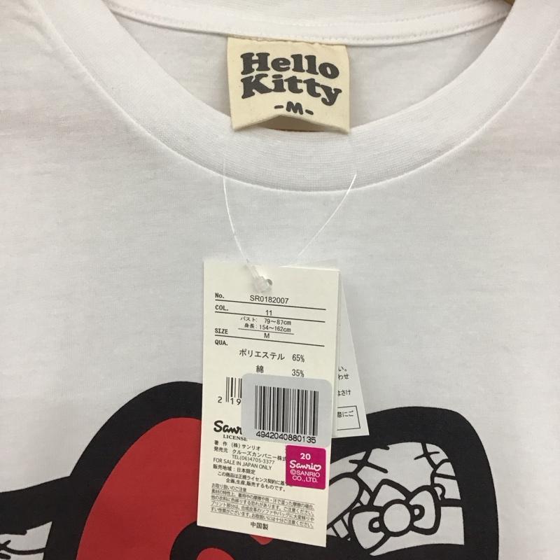 古着 USED Tシャツ 半袖 ハローキティ M キャラクター X プリント 白 / ホワイト /  レディース USED 古着 中古 10147669