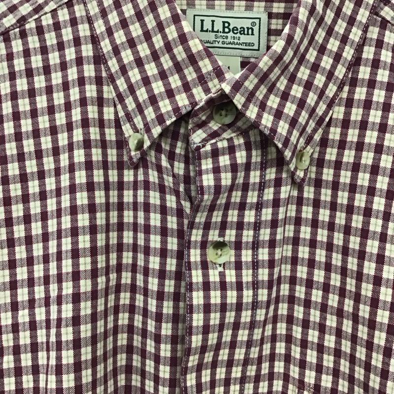 エルエルビーン L.L.Bean シャツ、ブラウス 半袖 半袖シャツ チェックシャツ ボタンダウンシャツ M チェック マルチカラー / マルチカラー /  メンズ USED 古着 中古 10136585