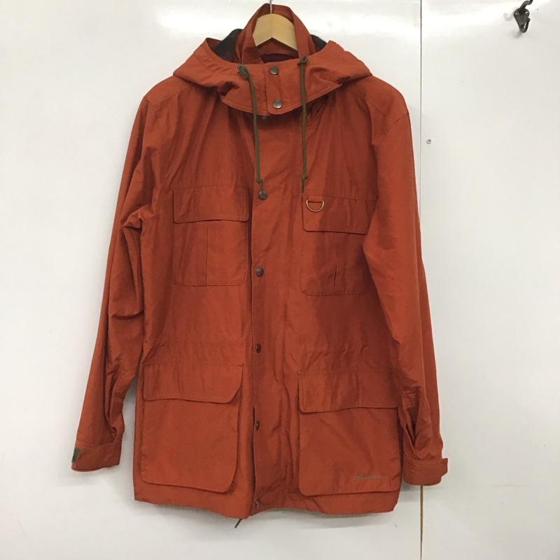 エディーバウアー Eddie Bauer ジャケット、上着 ジャンパー、ブルゾン ジップアップジャケット アウター 古着 ジップアップパーカー M 無地 橙 / オレンジ /  メンズ USED 古着 中古 10140946