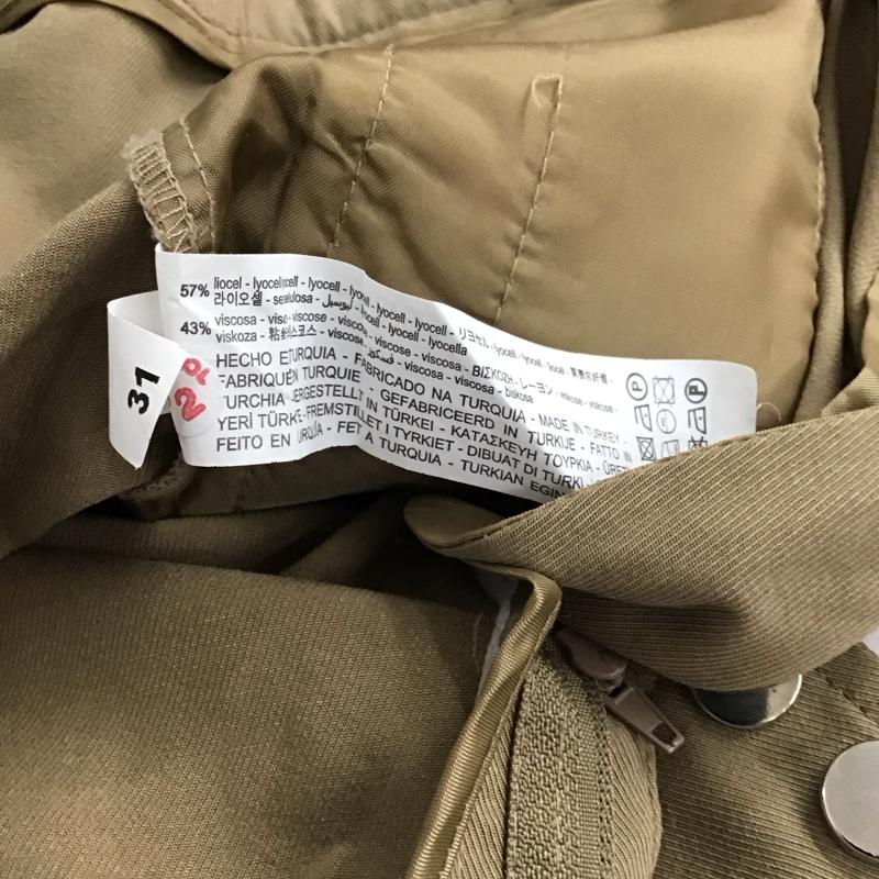ザラ ZARA パンツ スラックス 1608/035/704 M 無地 茶 / ブラウン /  レディース USED 古着 中古 10134676