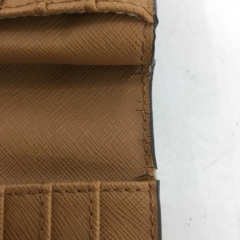 マイケルコース MICHAEL KORS 財布 二つ折り 35F8GTVF2B L字ファスナー ロゴ、文字 茶 / ブラウン /  レディース USED 古着 中古 10136341