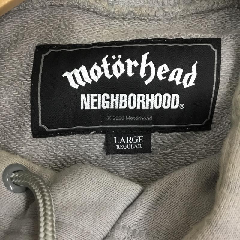 ネイバーフッド NEIGHBORHOOD パーカー 長袖 202UWMHN-CSM01S MOTORHEAD 20AW プルオーバー スウェット L ロゴ、文字 灰 / グレー /  メンズ USED 古着 中古 10117813