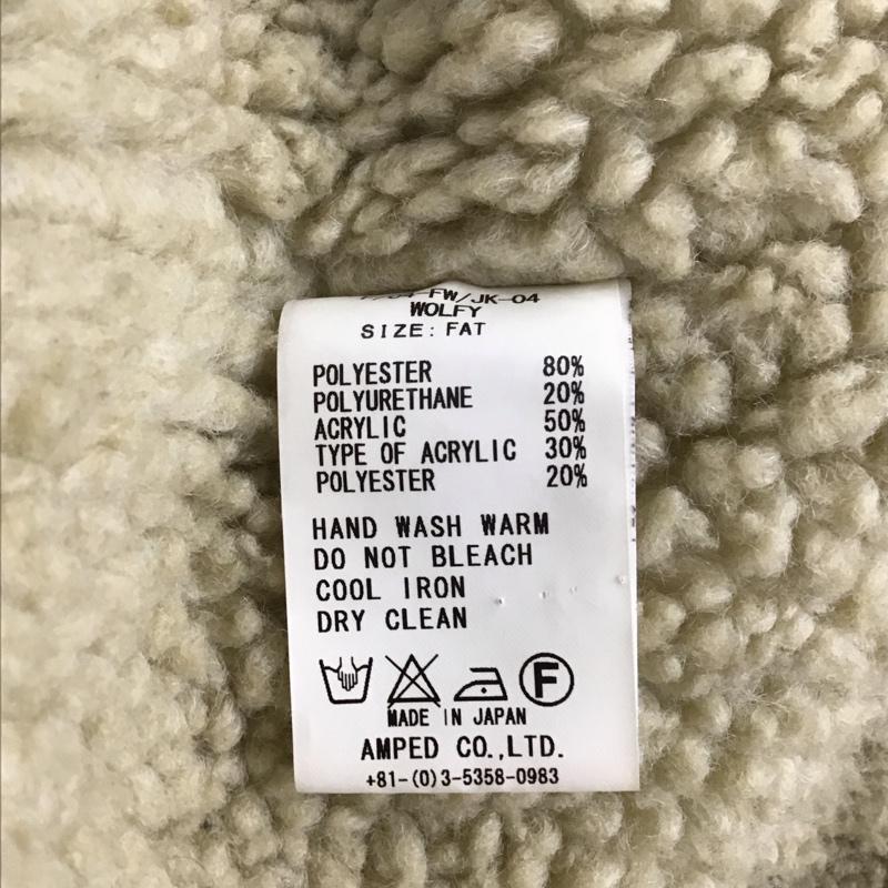 エフエイティー FAT ジャケット、上着 ジャケット、ブレザー F/04-FW/JK-04 WOLFY エコムートン ジャケット アウター ジャケット XL 無地 茶 / ブラウン /  メンズ USED 古着 中古 10109812