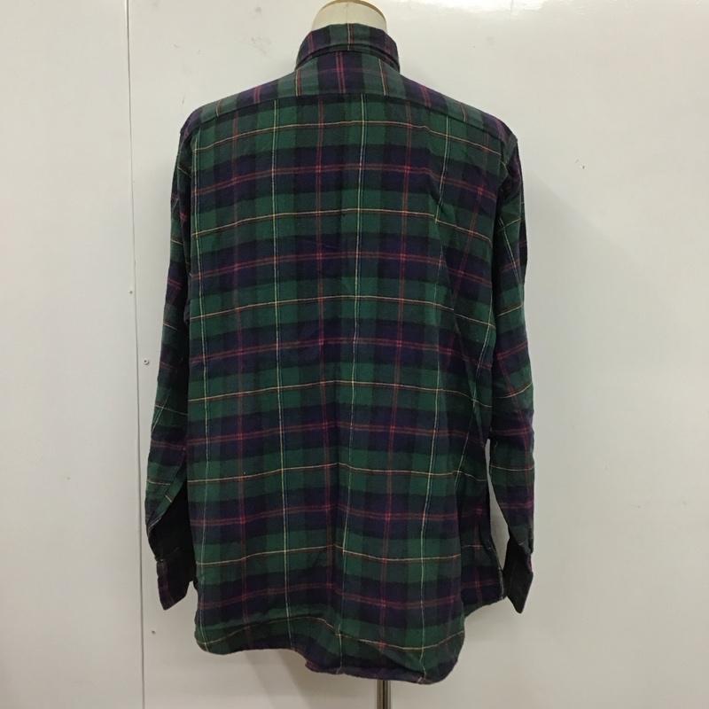 エルエルビーン L.L.Bean シャツ、ブラウス 長袖 長袖シャツ カラーシャツ ポケットシャツ 長袖カットソー チェックシャツ L チェック マルチカラー / マルチカラー /  メンズ USED 古着 中古 10124772