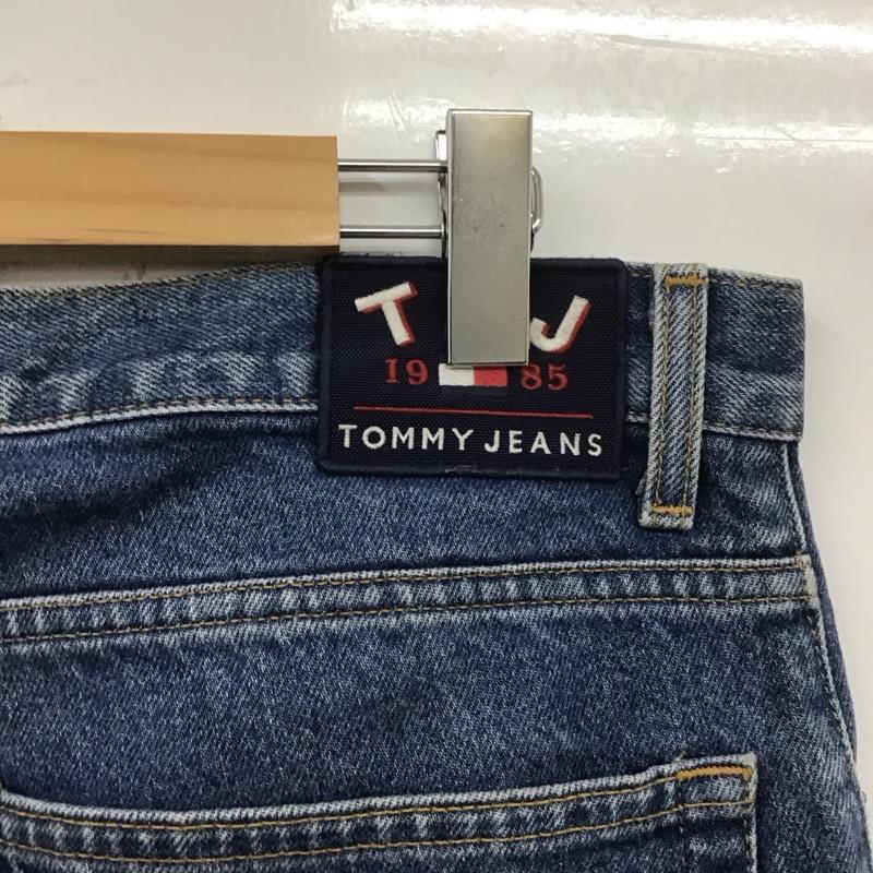 トミー ジーンズ TOMMY JEANS パンツ デニム、ジーンズ デニムパンツ ストレートパンツ ワイドパンツ カジュアルパンツ 36 ロゴ、文字 インディゴ / インディゴ /  メンズ USED 古着 中古 10107530