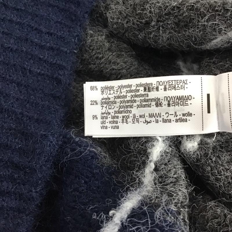 ザラ ZARA ベスト ベスト ニットベスト ノースリーブカットソー プルオーバー M プリント 紺 / ネイビー /  レディース USED 古着 中古 10145171