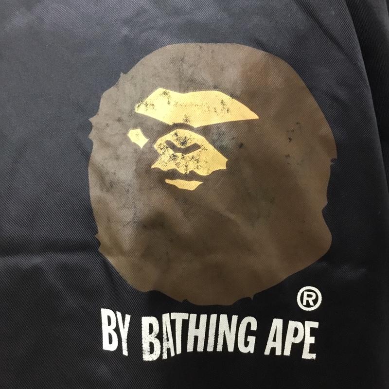 アベイシングエイプ A BATHING APE カットソー 長袖 ナイロン XS プリント 黒 / ブラック / X 灰 / グレー /  メンズ USED 古着 中古 10118954