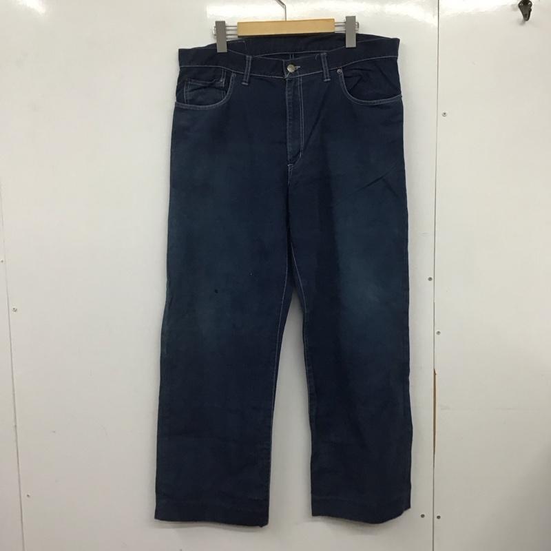 ハリウッドランチマーケット H.R MARKET パンツ ワークパンツ、ペインターパンツ 90s 90年代 36 36 無地 青 / ブルー /  メンズ USED 古着 中古 10146333