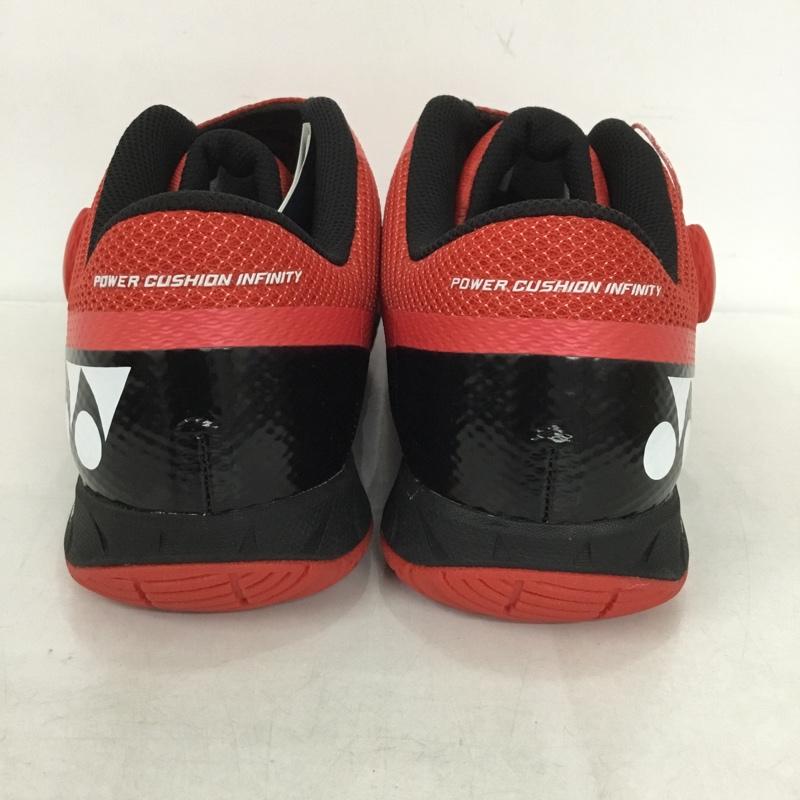 ヨネックス YONEX スニーカー スニーカー SHBIF バドミントンシューズ パワークッションインフィニティ 26cm 26.0cm ロゴ、文字 赤 / レッド / X 黒 / ブラック /  メンズ USED 古着 中古 10142466