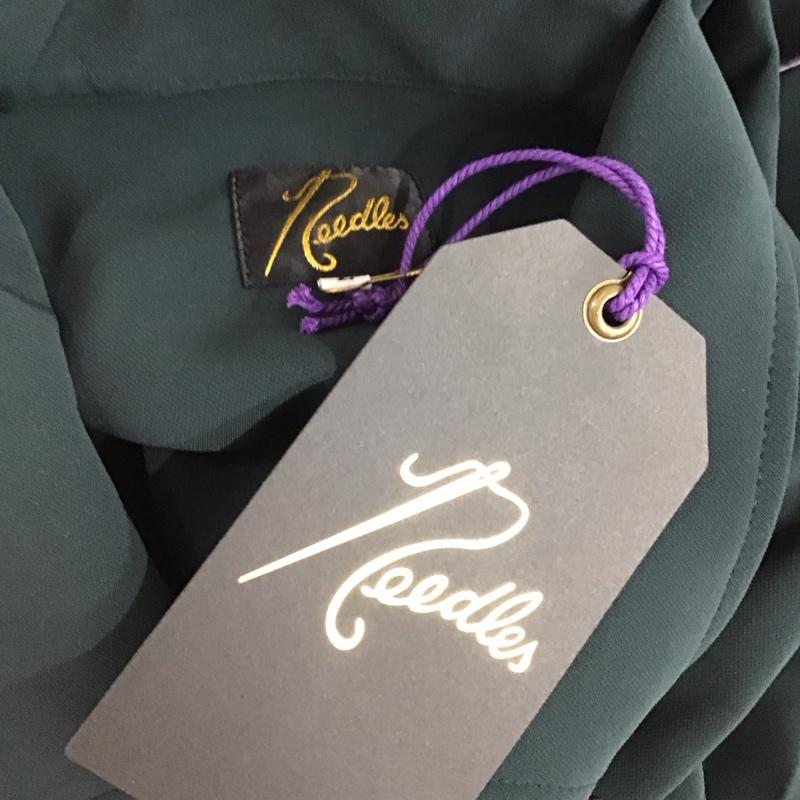 ニードルス Needles ジャケット、上着 ジャケット、ブレザー 長袖ジャケット カラージャケット 長袖シャツ カラーシャツ L ロゴ、文字 黒 / ブラック /  メンズ USED 古着 中古 10119424