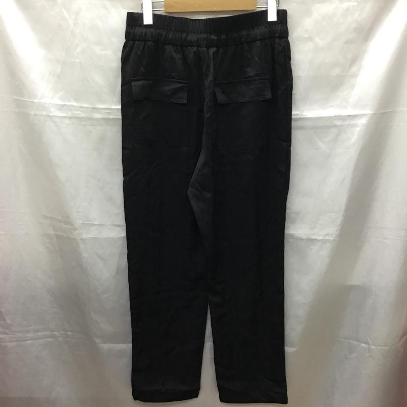 ザラ ZARA パンツ ワークパンツ、ペインターパンツ ワイドパンツ カジュアルパンツ ワークパンツ 36 無地 黒 / ブラック /  レディース USED 古着 中古 10112479