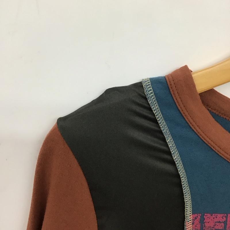 マウジー MOUSSY Tシャツ 長袖 010ISL90-0461 REMAKE TINY ロングスリーブ Tシャツ FREE 総柄 マルチカラー / マルチカラー /  レディース USED 古着 中古 10140348