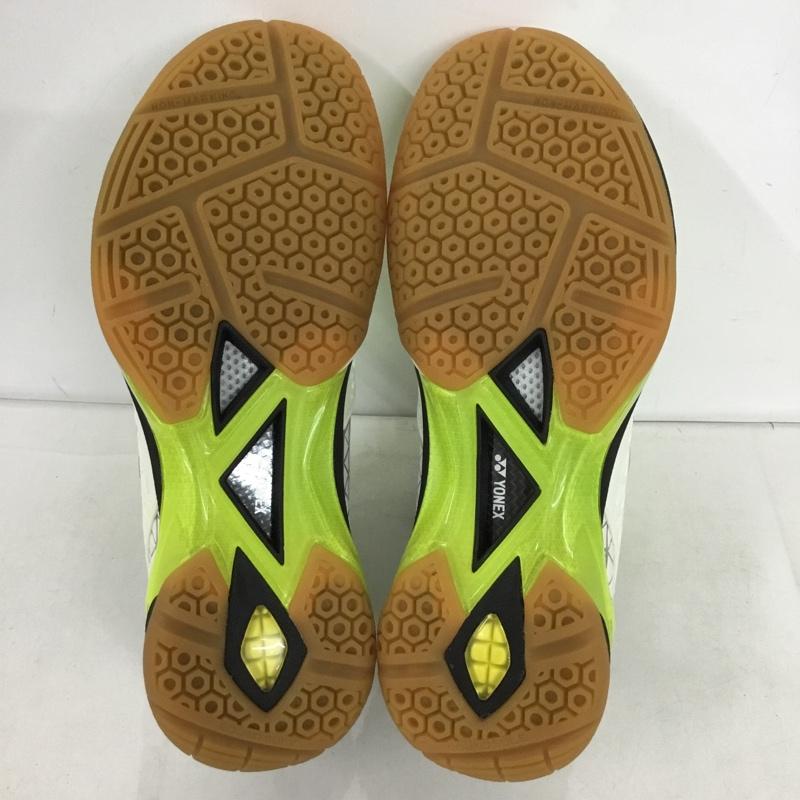 ヨネックス YONEX スニーカー スニーカー SHBELSZMD バドミントンシューズ パワークッション エクリプションZミッド 26cm 箱有 26.0cm ロゴ、文字 白 / ホワイト / X 黒 / ブラック / X 黄 / イエロー /  メンズ USED 古着 中古 10150019