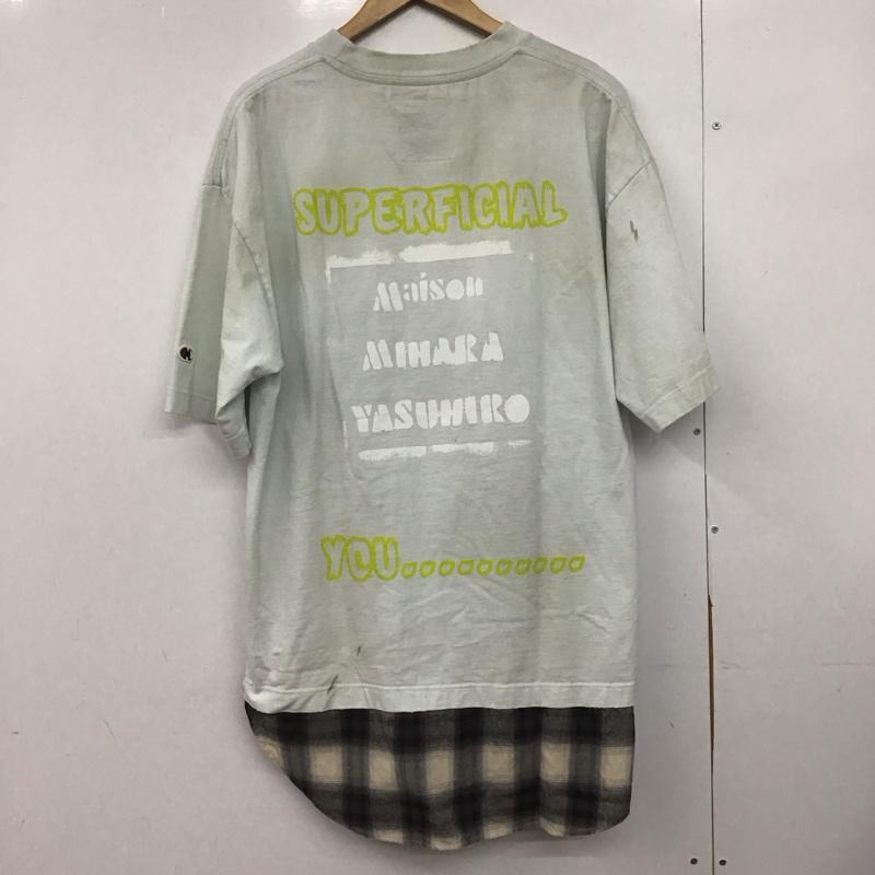 ミハラヤスヒロ MIHARAYASUHIRO Tシャツ 半袖 a10ts641 SHIRTLAYEREDTEE プリントTシャツ 46 プリント マルチカラー / マルチカラー /  メンズ USED 古着 中古 10146731