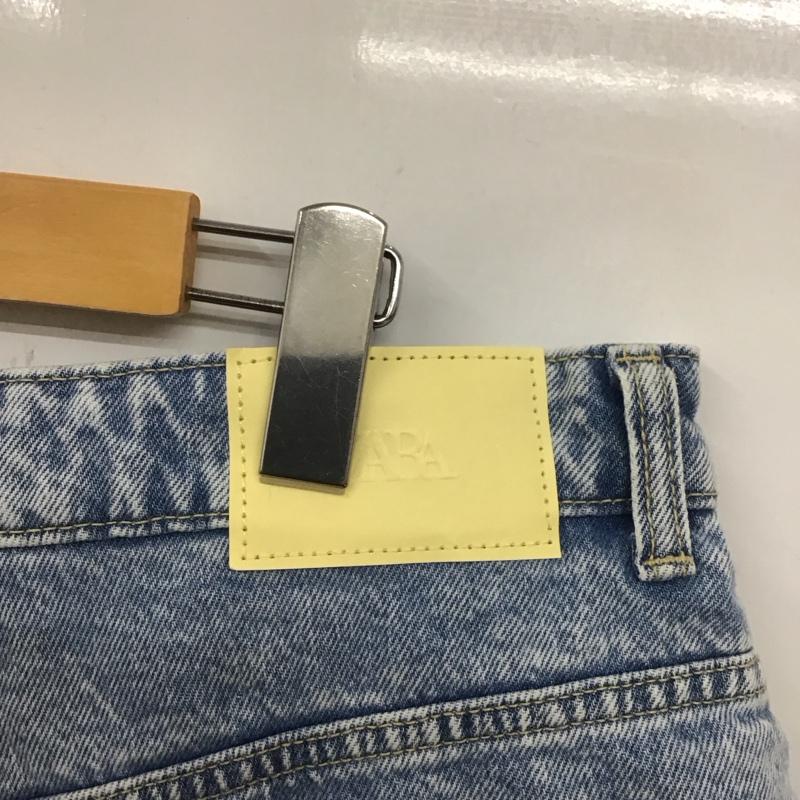 ザラ ZARA パンツ ショートパンツ 7223 028 406 デニム タグ付き 無地 水色 / ライトブルー /  レディース USED 古着 中古 10108320