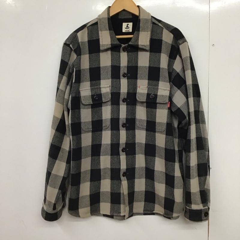 アコースティック ACOUSTIC シャツ、ブラウス 長袖 長袖シャツ チェックシャツ カラーシャツ L チェック マルチカラー / マルチカラー /  メンズ USED 古着 中古 10149743