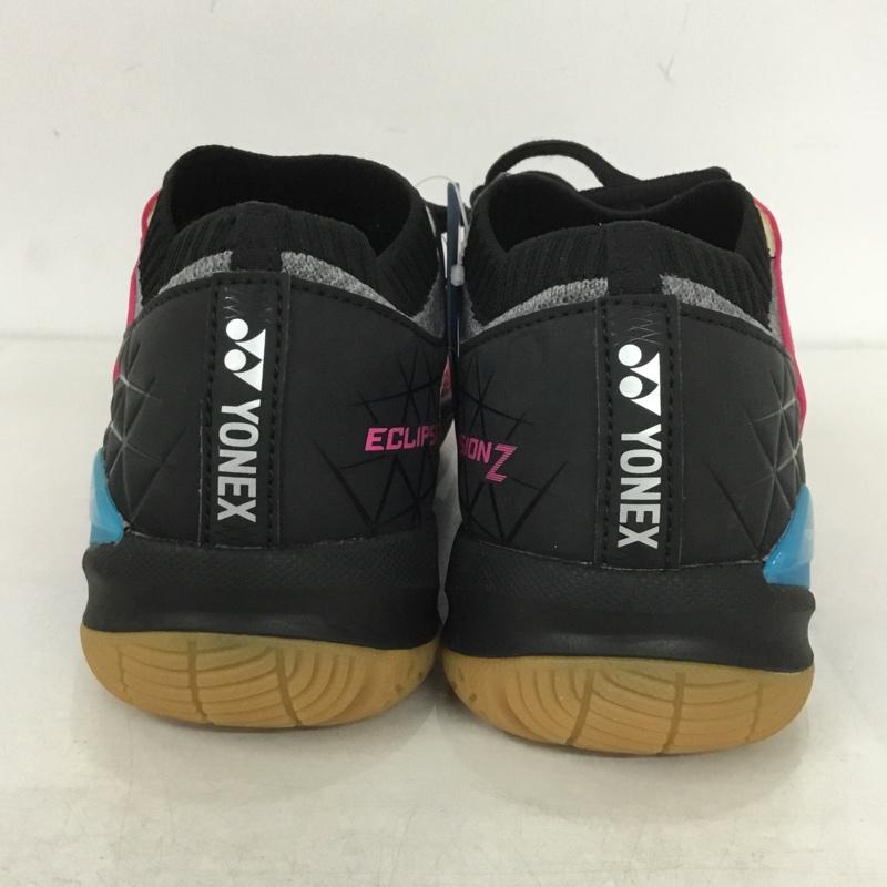 ヨネックス YONEX スニーカー スニーカー バドミントン シューズ パワークッション エクリプションZ 24.5cm 24.5cm ロゴ、文字 黒 / ブラック / X 桃 / ピンク / X 青 / ブルー /  レディース USED 古着 中古 10142461