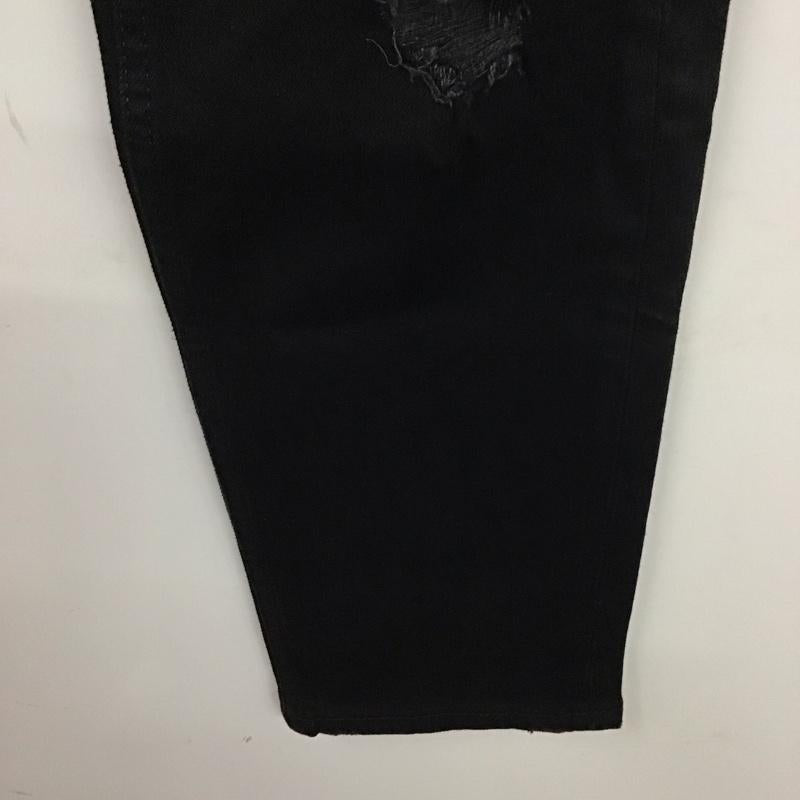 リーバイストラウスアンドコー Levi Strauss & co. パンツ デニム、ジーンズ デニムパンツ スリムパンツ ジーンズ ストレッチパンツ 34 無地 黒 / ブラック /  メンズ USED 古着 中古 10119465