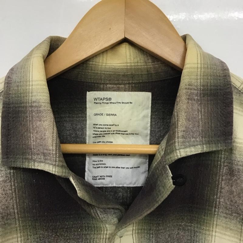 ダブルタップス WTAPS シャツ、ブラウス 長袖 長袖シャツ チェックシャツ カラーシャツ チェック マルチカラー / マルチカラー /  メンズ USED 古着 中古 10146844