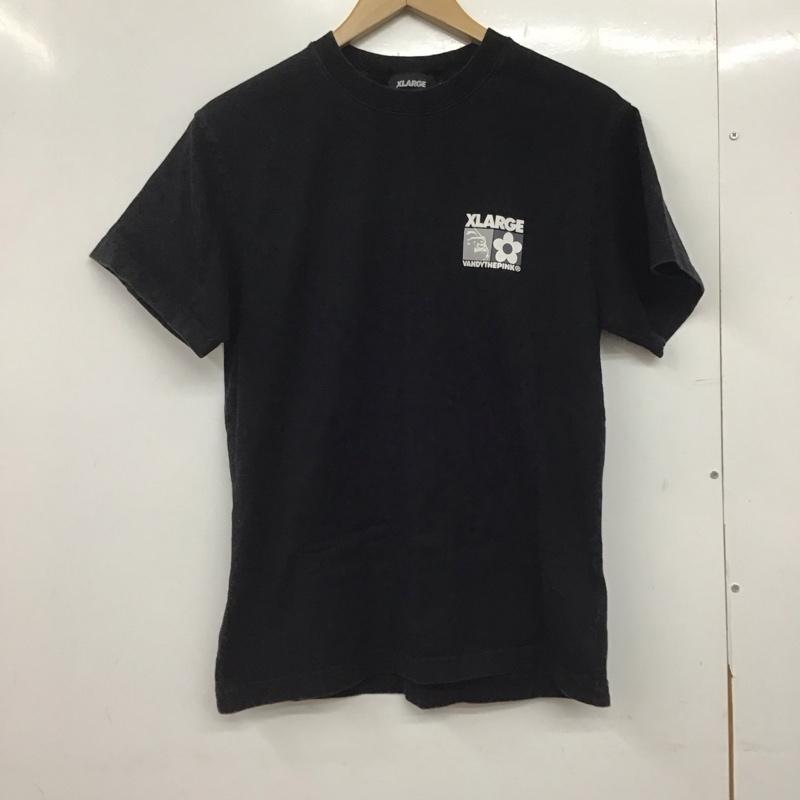 エクストララージ XLARGE Tシャツ 半袖 半袖カットソー プリントTシャツ クルーネックカットソー S プリント 黒 / ブラック /  メンズ USED 古着 中古 10145268