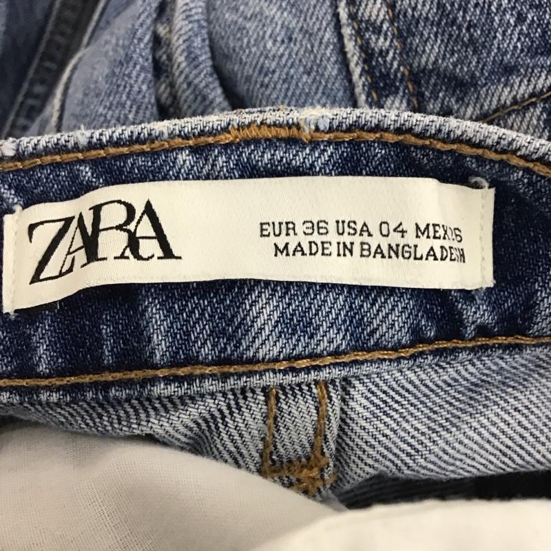 ザラ ZARA パンツ デニム、ジーンズ 4302 227 427 無地 青 / ブルー /  レディース USED 古着 中古 10120403