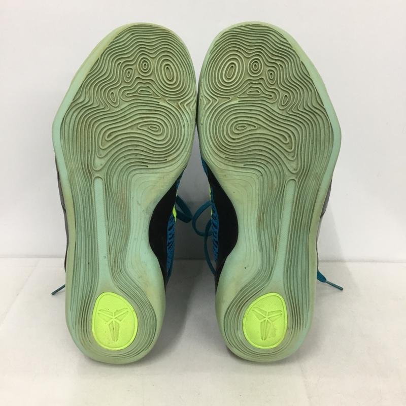 ナイキ NIKE スニーカー スニーカー 630847-400 KOBE 9 ELITE ハイカット 28cm 28.0cm ロゴ、文字 青 / ブルー / X 黒 / ブラック / X 黄 / イエロー /  メンズ USED 古着 中古 10142178
