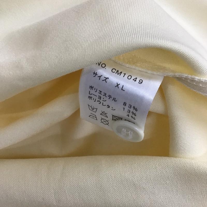 センチメーター CENTIMETER シャツ、ブラウス 半袖 XL ロゴ、文字 アイボリー / アイボリー /  メンズ USED 古着 中古 10112012