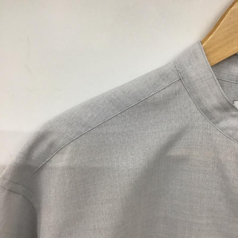 アデイインザライフ A Day in the Life シャツ、ブラウス 半袖 半袖シャツ 無地シャツ ノーカラーシャツ M 無地 灰 / グレー /  メンズ USED 古着 中古 10150557