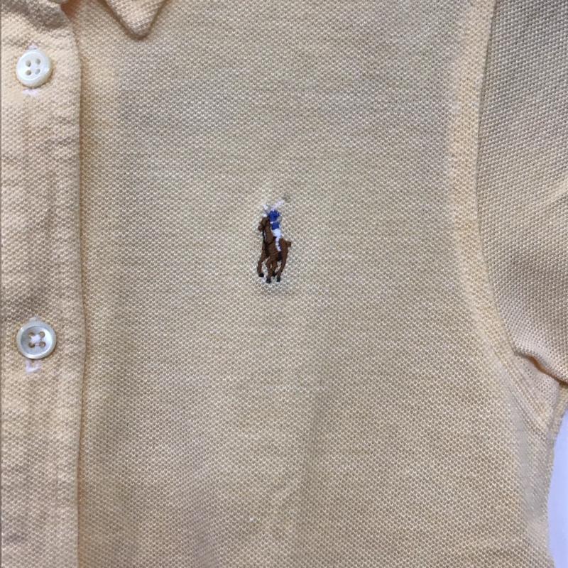 ラルフローレン RALPHLAUREN ワンピース ミニスカート 120cm ワンポイント 橙 / オレンジ /  ガールズ USED 古着 中古 10136961