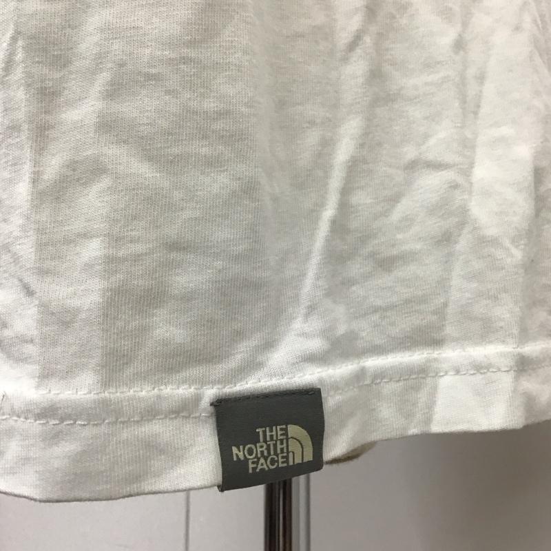 ザノースフェイス THE NORTH FACE Tシャツ 半袖 半袖 XL ロゴ、文字 白 / ホワイト /  メンズ USED 古着 中古 10119691