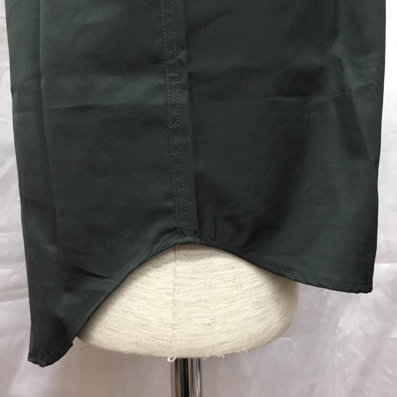 ラフシモンズ RAF SIMONS シャツ、ブラウス 半袖 半袖シャツ カラーシャツ 半袖カットソー 無地シャツ 44 無地 カーキ / カーキ /  メンズ USED 古着 中古 10116135