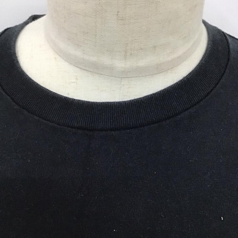 アベイシングエイプ A BATHING APE Tシャツ 半袖 半袖カットソー プリントTシャツ クルーネックカットソー L ロゴ、文字 黒 / ブラック /  メンズ USED 古着 中古 10125501