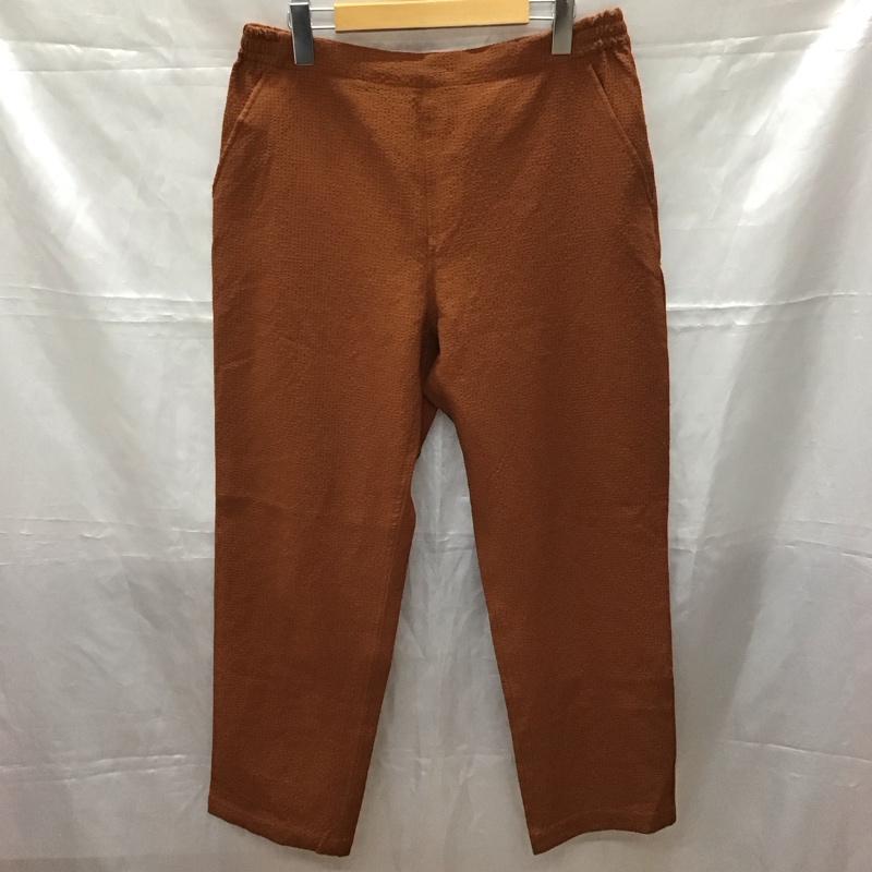 ニコアンド niko and... パンツ スラックス H212ML17TO イージーパンツ M 無地 茶 / ブラウン /  メンズ USED 古着 中古 10112393