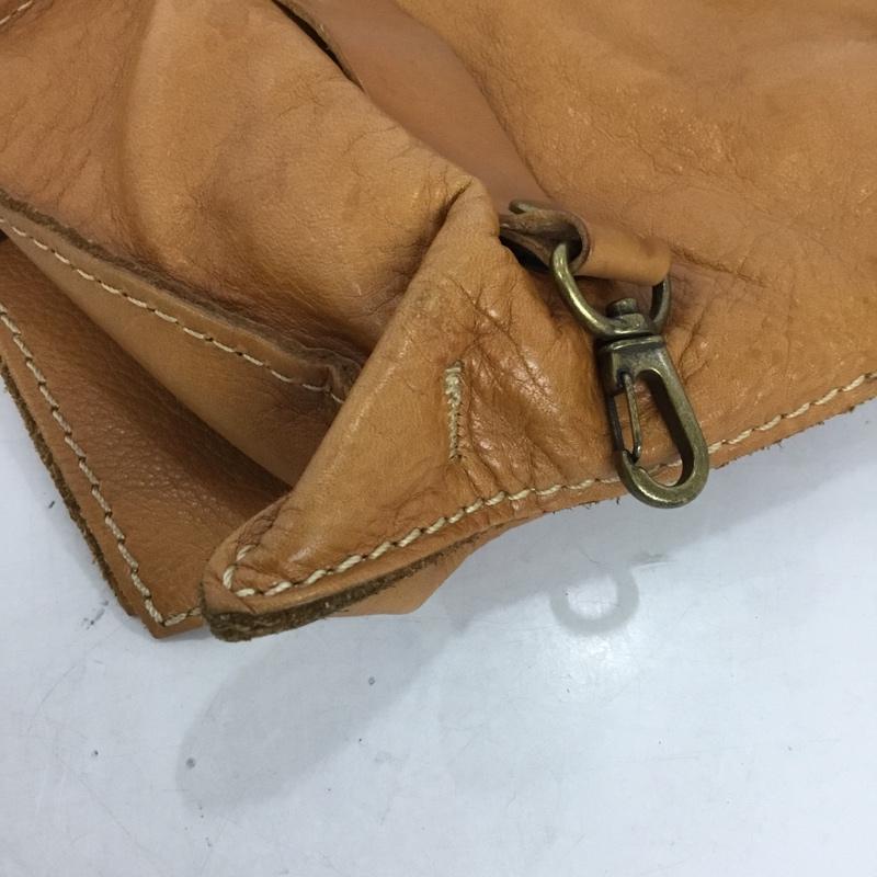 アインソフ AINSOPH ショルダーバッグ ショルダーバッグ レザー 無地 茶 / ブラウン /  レディース USED 古着 中古 10132050